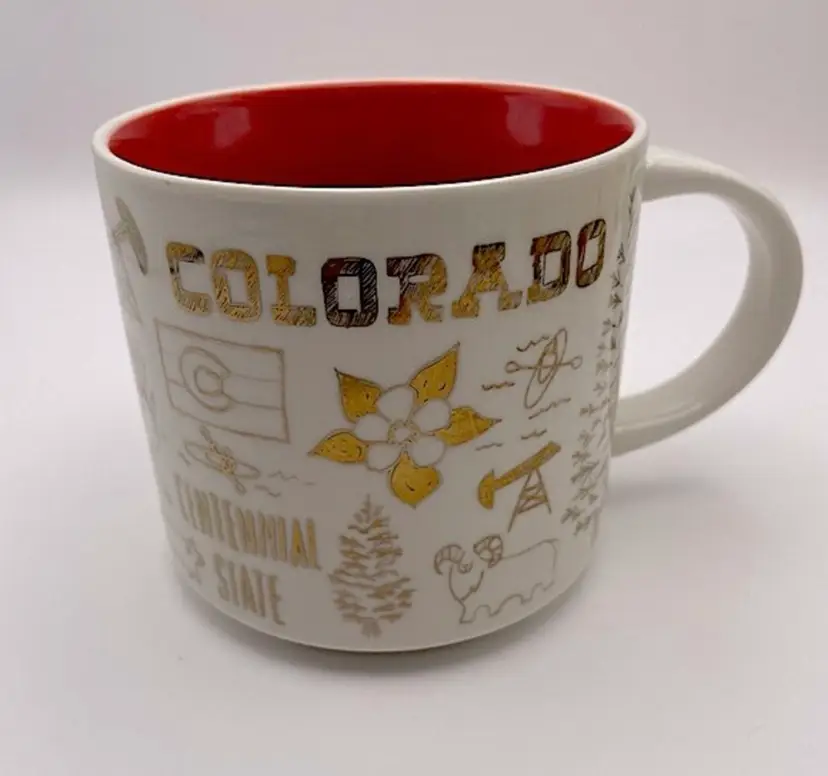 Starbucks Holiday Ceramic Coffee/Tea Mug, COLORADO, Been There Series, Dated 2018. Excellent Condition! No Box.
