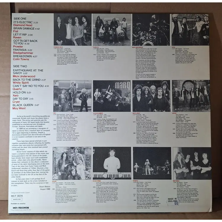 NWOBHM album Brute Force various artists