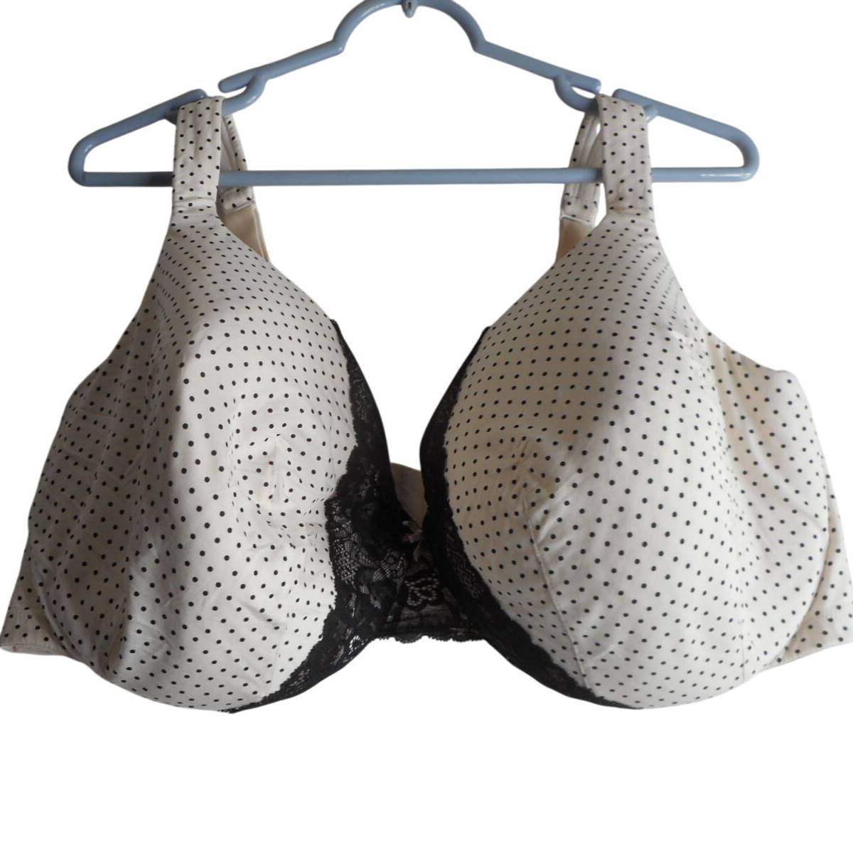 Niknax · Cacique 46DDD full coverage Bra underwire black white lace ...