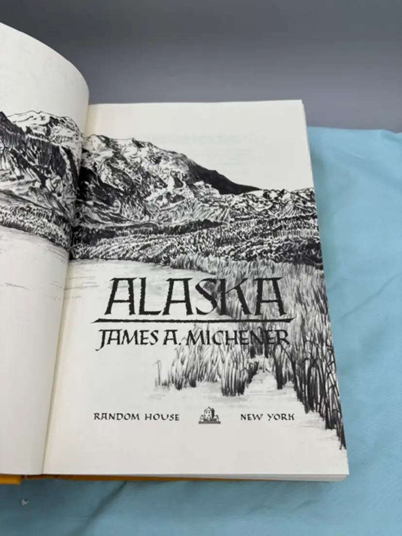 Alaska by James A. Michener 1988 First Edition Hardcover