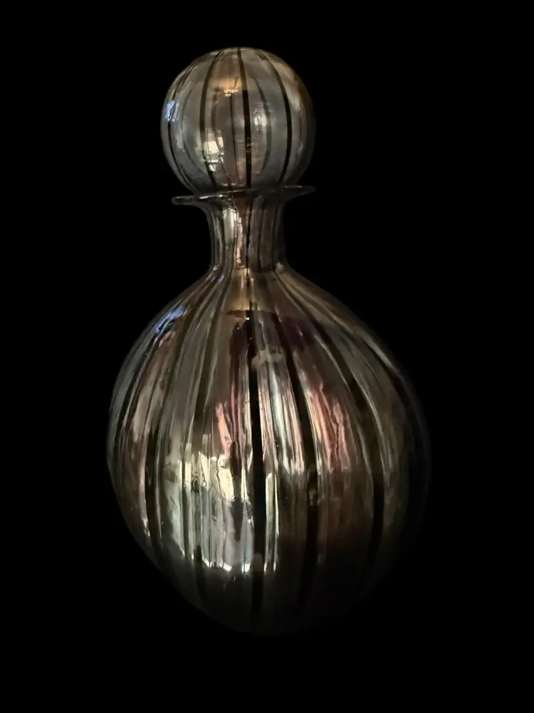 Murano Glass Perfume Bottle 5”