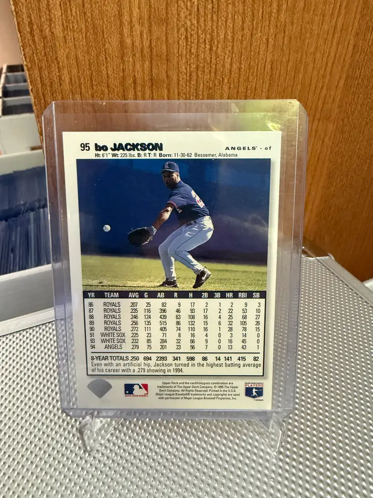 Bo Jackson 1995 Collector Choice Gold Signature