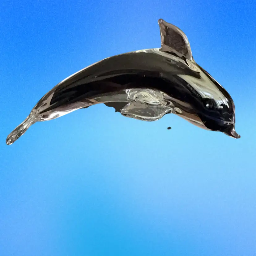 Art Glass Dolphin