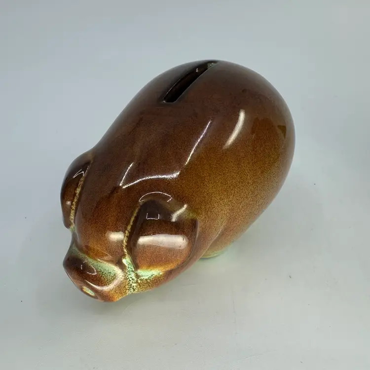 Pottery Pig Bank 3.75”