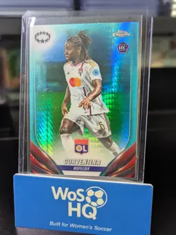 23/24 Topps Chrome UWCL Corventina RC Aqua