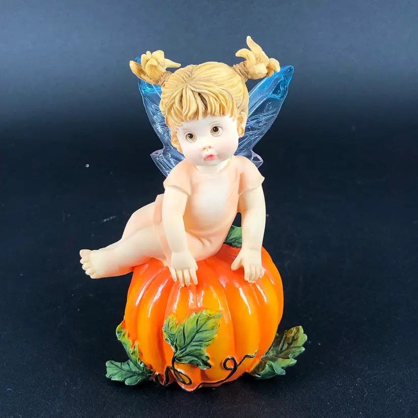 My Little Kitchen Fairies Enesco Little Pumpkin Fairie Figurine 2003