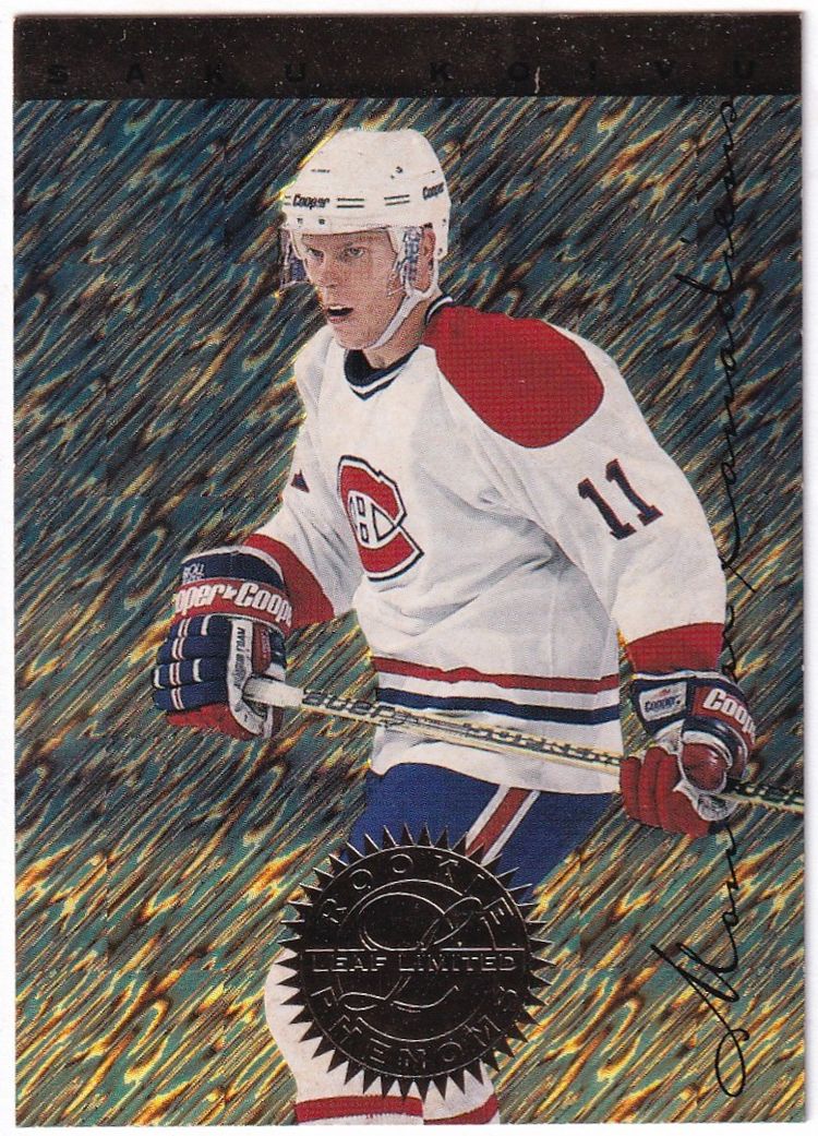 1995-96 Leaf Limited Rookie Phenoms #9 Saku Koivu Montreal Canadiens Hockey Card