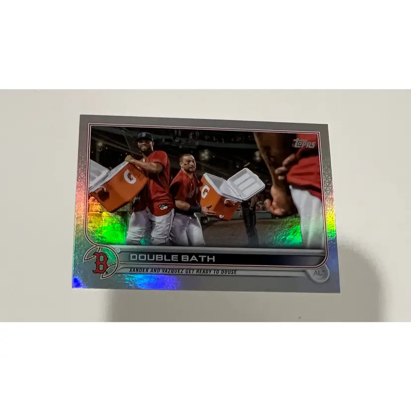 Double Bath Rainbow Foil Boston Red Sox