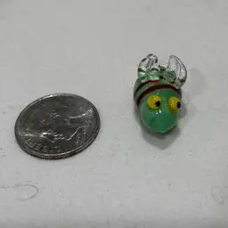 Micro Glass Green Bumble Bee