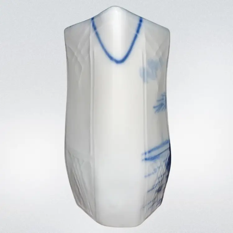 Antique Delft Blue and White small Pitcher with hand painted windmill design