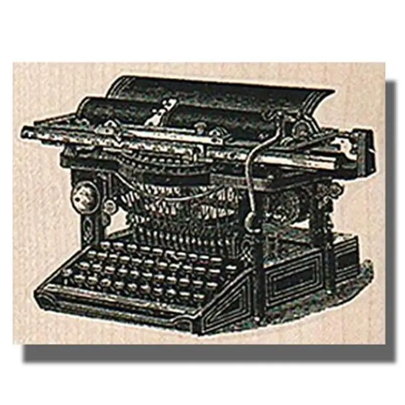 Vintage Typewriter Rubber Stamp