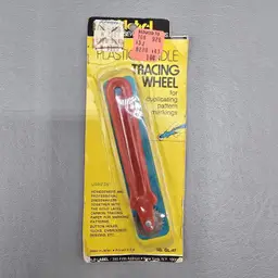Vintage NOS Gold Label Tracing Wheel Plastic Handle Made In Japan Sewing Crafts