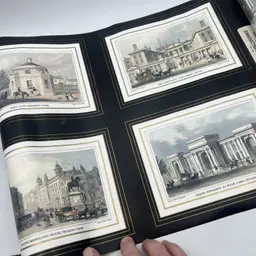 Lot 3 Shelbourne Wallpaper Border H. Shepard London Scenes 5 yd Prepasted