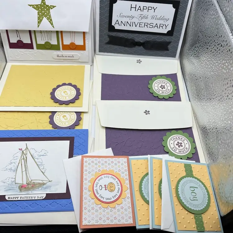 Lot Of Handmade Cards