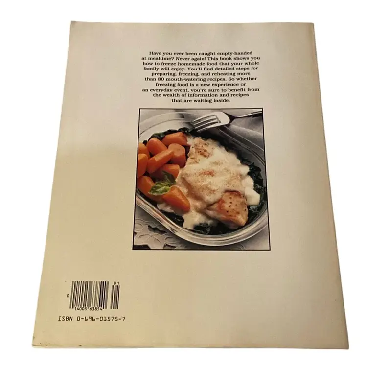 Vintage 1987 Better Homes & Gardens Fix And Freeze Cook Book Paperback