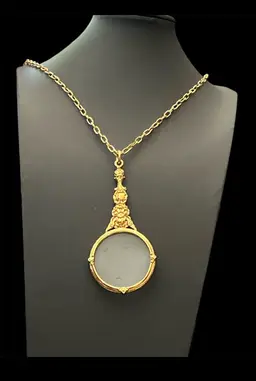 Joan Rivers Magnifier Necklace VTG Hard To Find