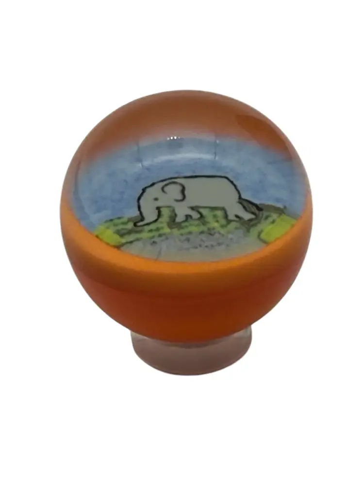 14. Chelsea Bent/Zachary Jorgensen Collaboration Original Elephant Marble