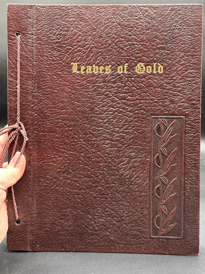 Vintage Leaves of Gold - An Anthology of Prayers Memorable Phrases 1948