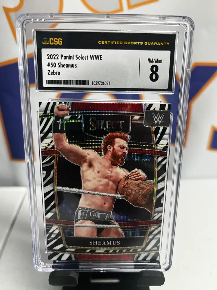 Sheamus Select 2022 Zebra (Concourse) CGC 8