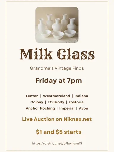 Milk Glass!!!  Fenton,Westmoreland, Fostoria Etc!!!