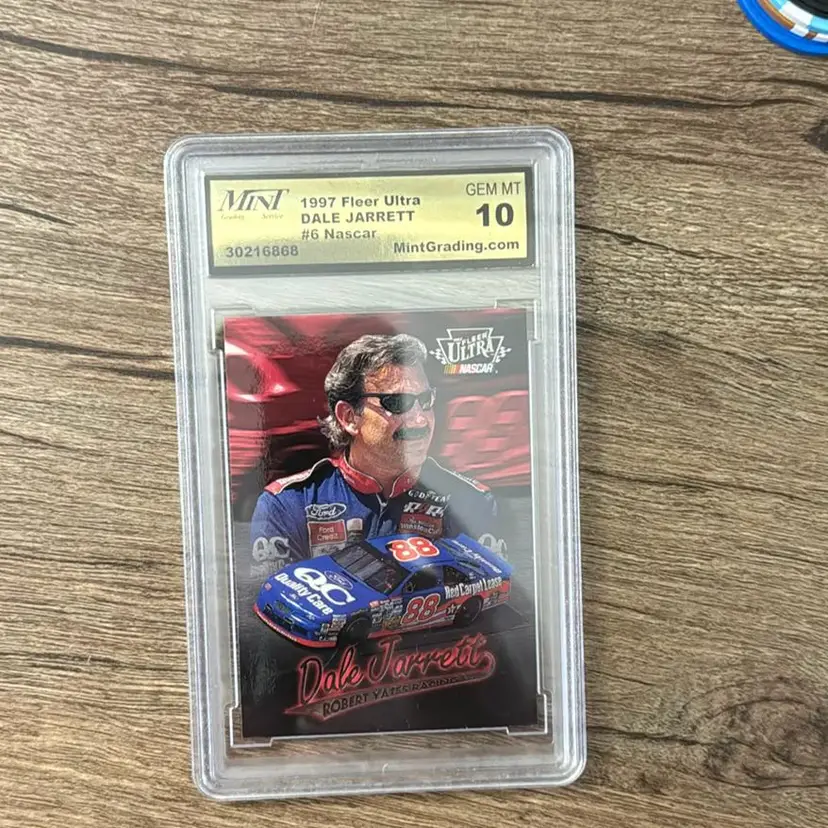 Dale Jarrett 1997 Fleer Ultra 
Mint Grading Gem Mt 10