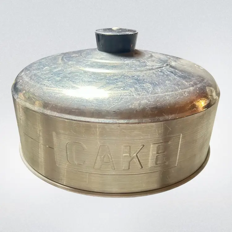 Vintage Aluminum Cake Cover 1950’s