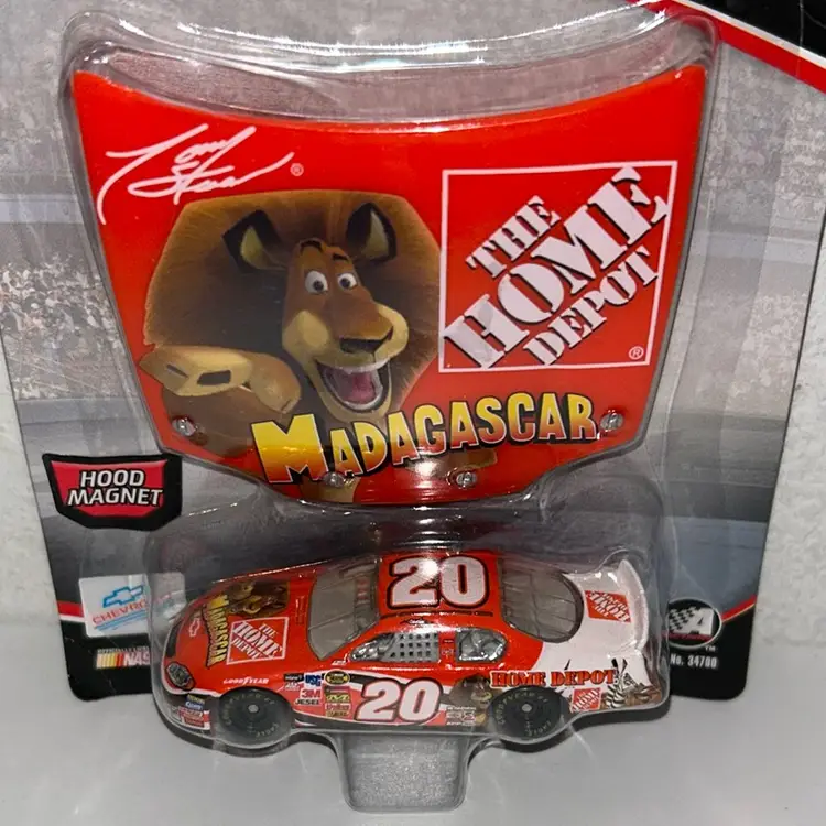 Winner Circle Tony Stewart Number 20 Madagascar, Home Depot diecast car, See Pictures And Description
