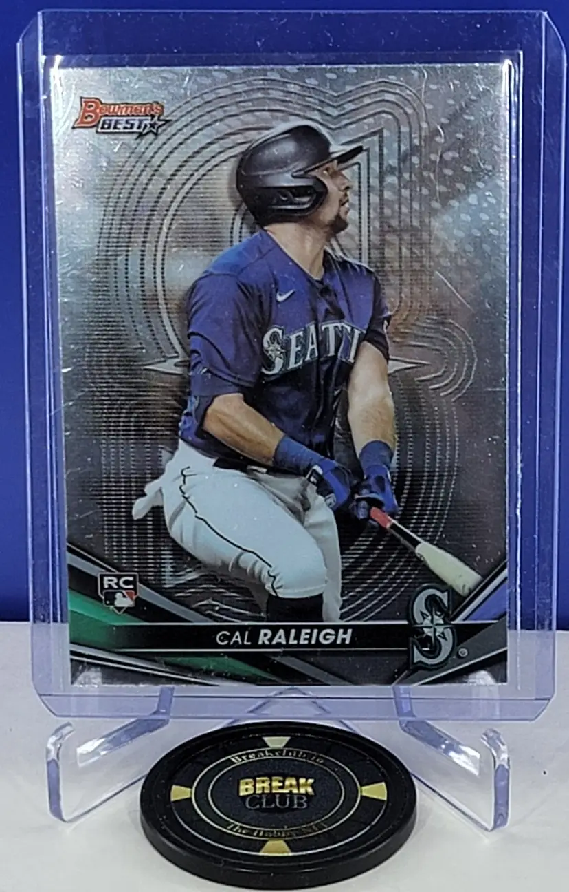 Cal Raleigh 2022 Bowman's Best RC #6 Seattle Mariners