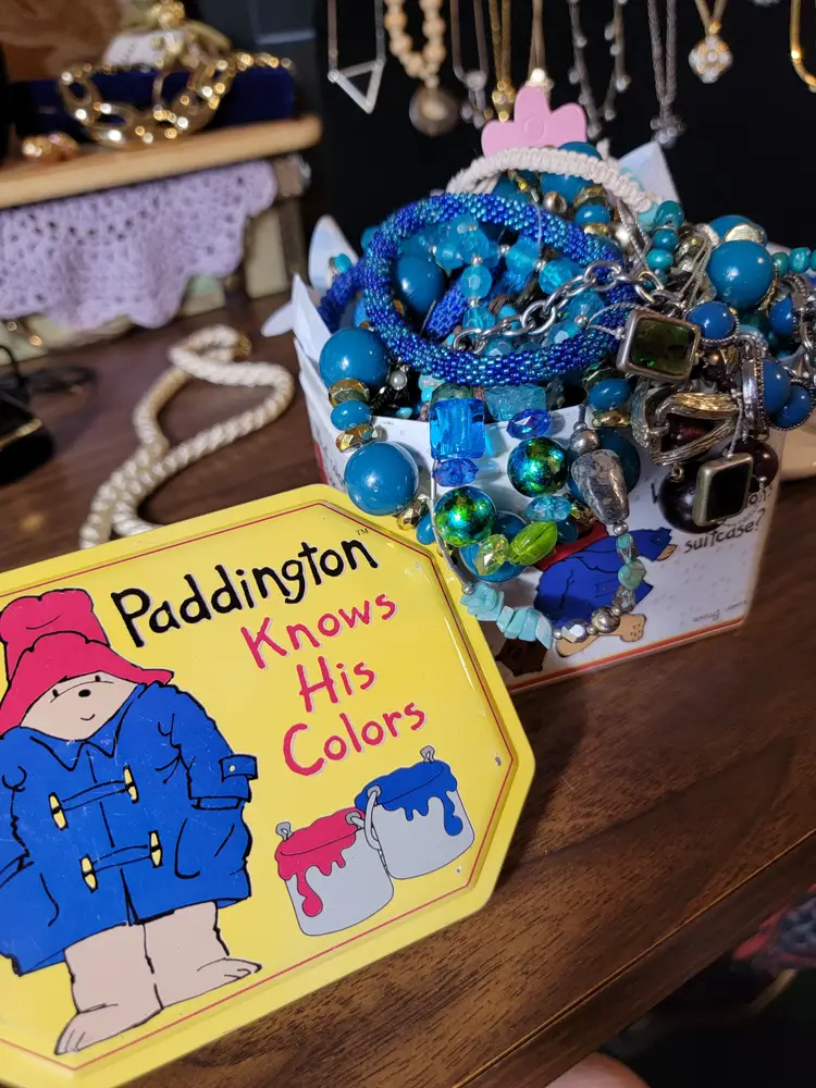 Vintage to modern jewelry in a vintage tin!