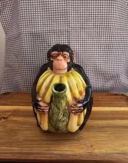 Dept. 56 Safari Banana Bunch Monkey Teapot