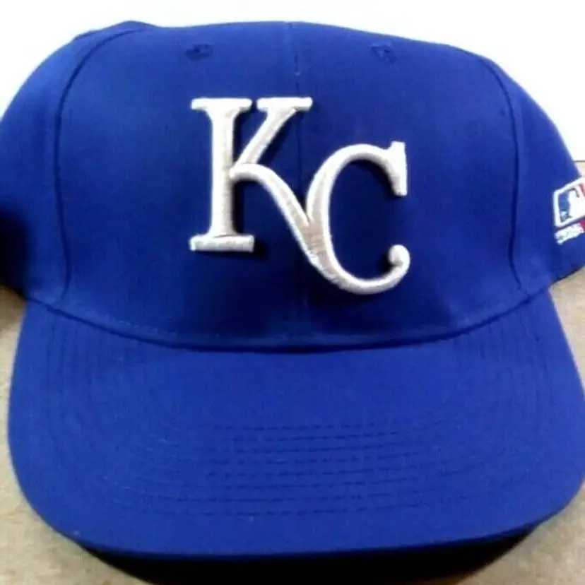KANSAS CITY ROYALS MLB Fitted Hat Cap-Royal Blue TEAM MLB