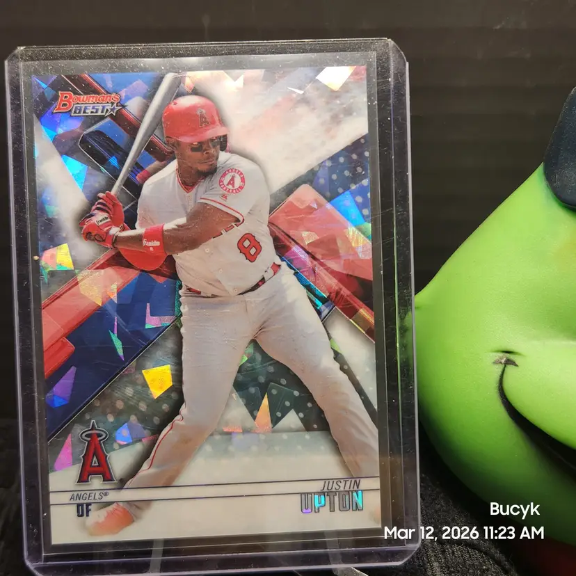 2018 Bowman's Best Atomic - Justin Upton Los Angeles Angels