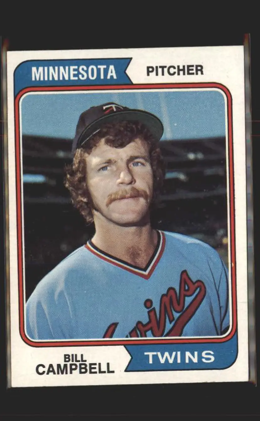 1974 Topps #26 Bill Campbell - (pk5) - Minnesota Twins