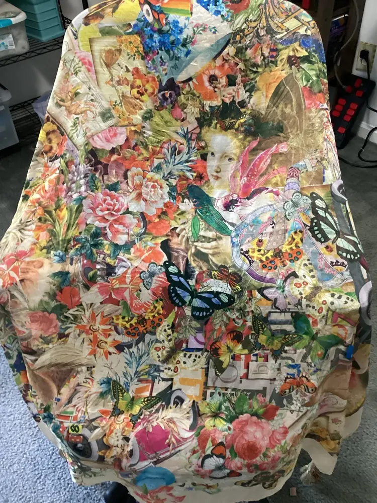 Johnny Was Rare Design Large Silk Scarf