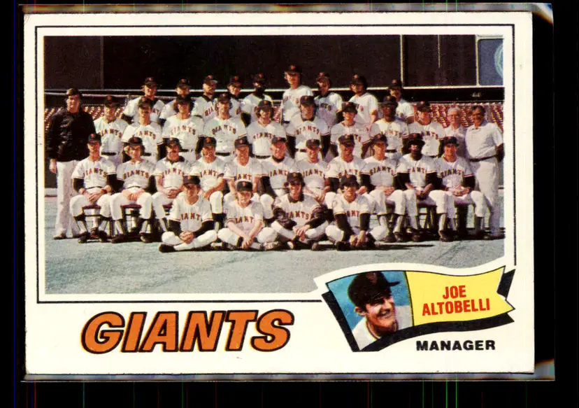 Joe Altobelli 1977 Topps #211 - (144) - San Francisco Giants