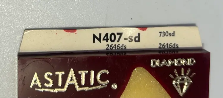 Vintage Astatic Diamond NOS Replacement Record Player Stylus/Needle N407-sd Electro Voice