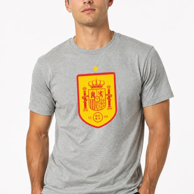 Retro Spain España Fifa World Cup Men's med Red Fifa mundial Soccer Futbol football