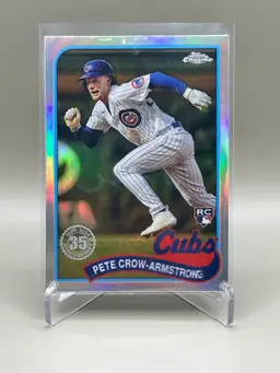 Pete Crow-Armstrong RC • 2024 Topps Chrome- 1989 35th Anniversary #89CB-19 • Chicago Cubs