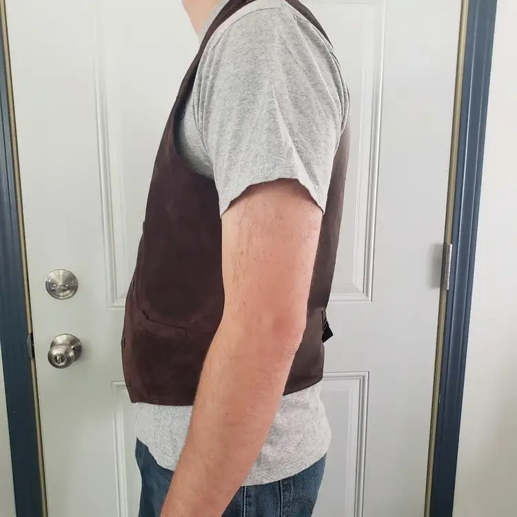 90s Wilson's Leather Brown Suede Vest