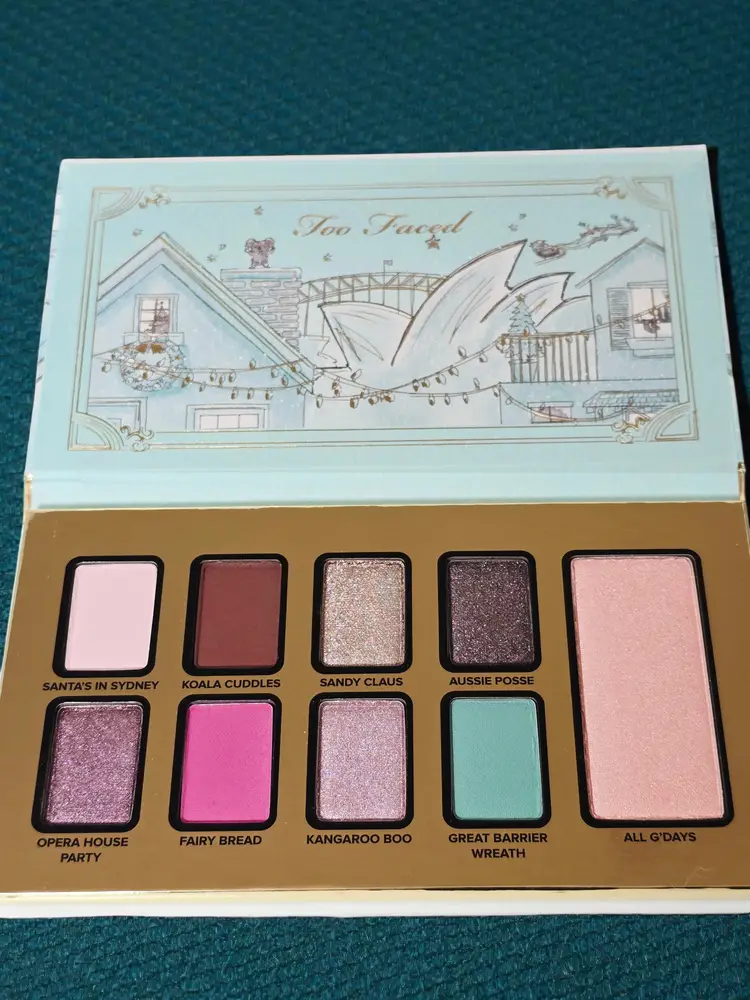 Too Faced Christmas In Sydney Limited Edition Eyeshadow & Face Palette