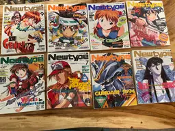 Newtype Magazine Lot 11 Japanese Vtg Anime 90's Evangelion Gundam Japan Import