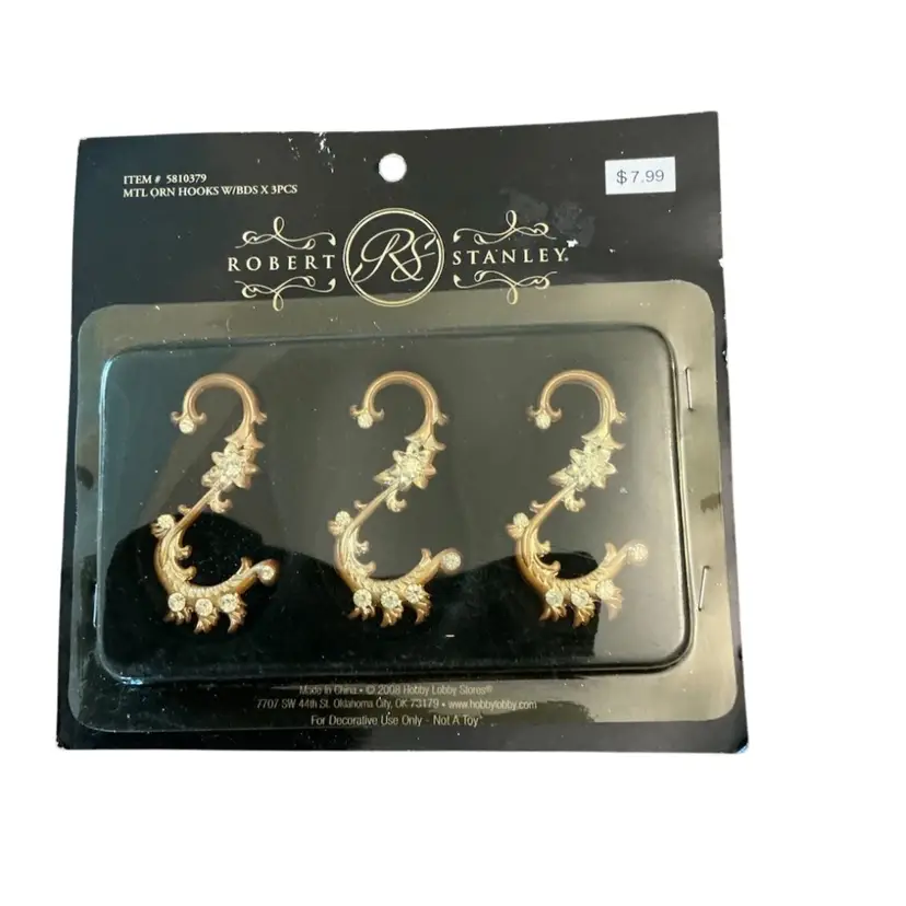 NOS-Robert Stanley Ornament Hooks