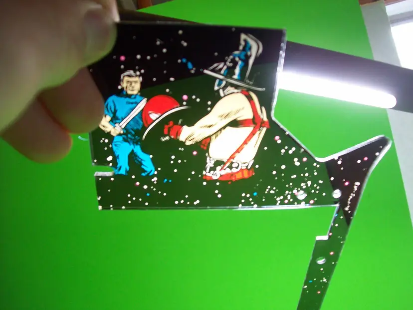 STAR TREK 25th Anniversary NOS Pinball Machine Playfield Plastic #14