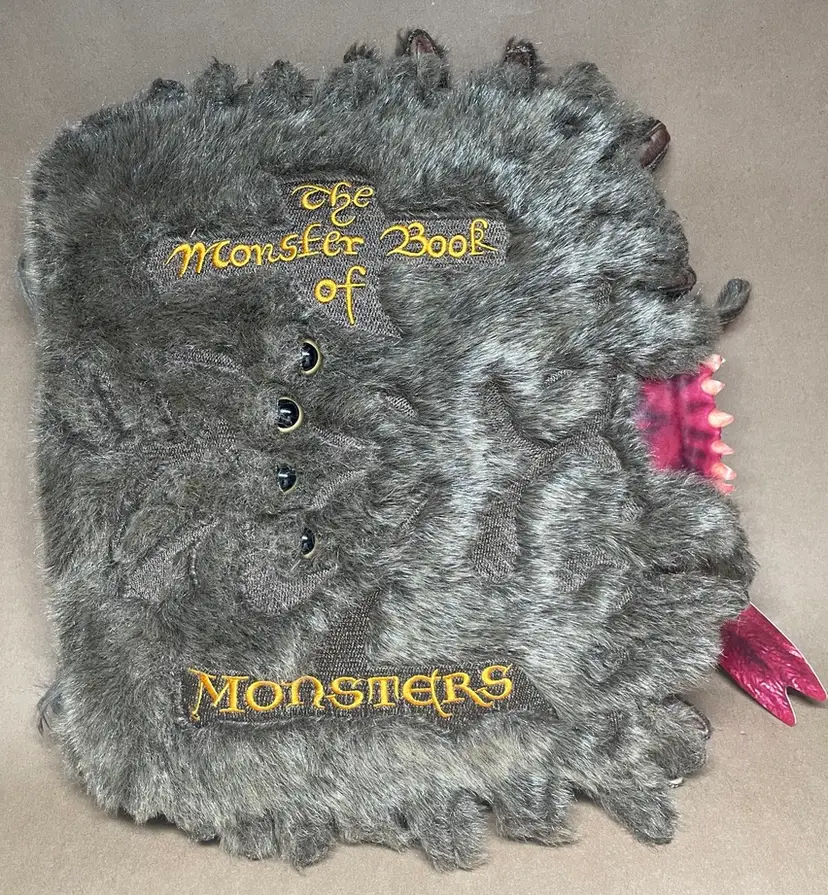 Harry Potter Book of Monster Book of Monsters Plush Pillow 14" The Noble Collection