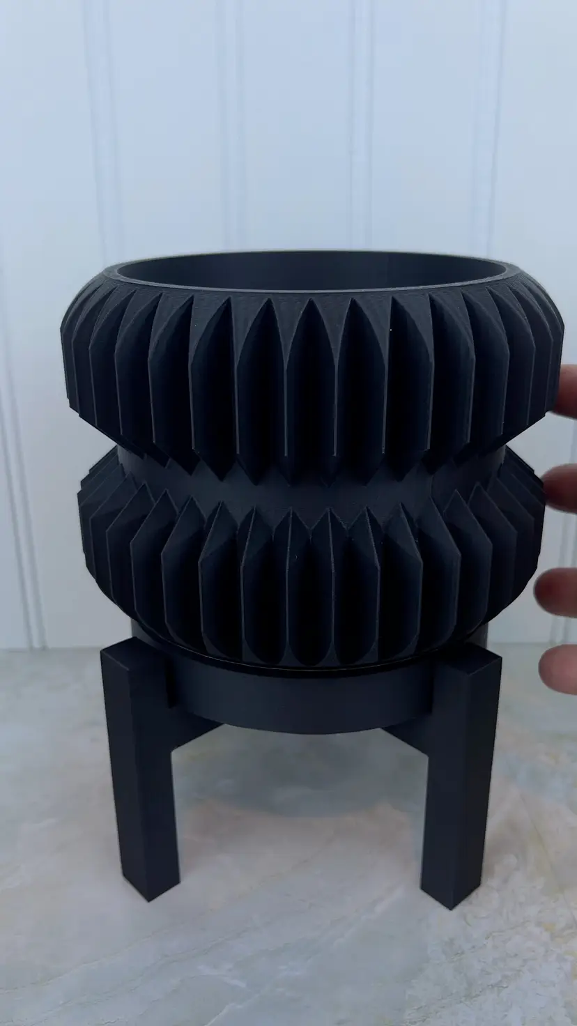 Indoor Planter Pot, The Pilar Planter, Flower Pot, Houseplants Pot, 3D Printed Planter, Modern Home Decor, Ecofriendly