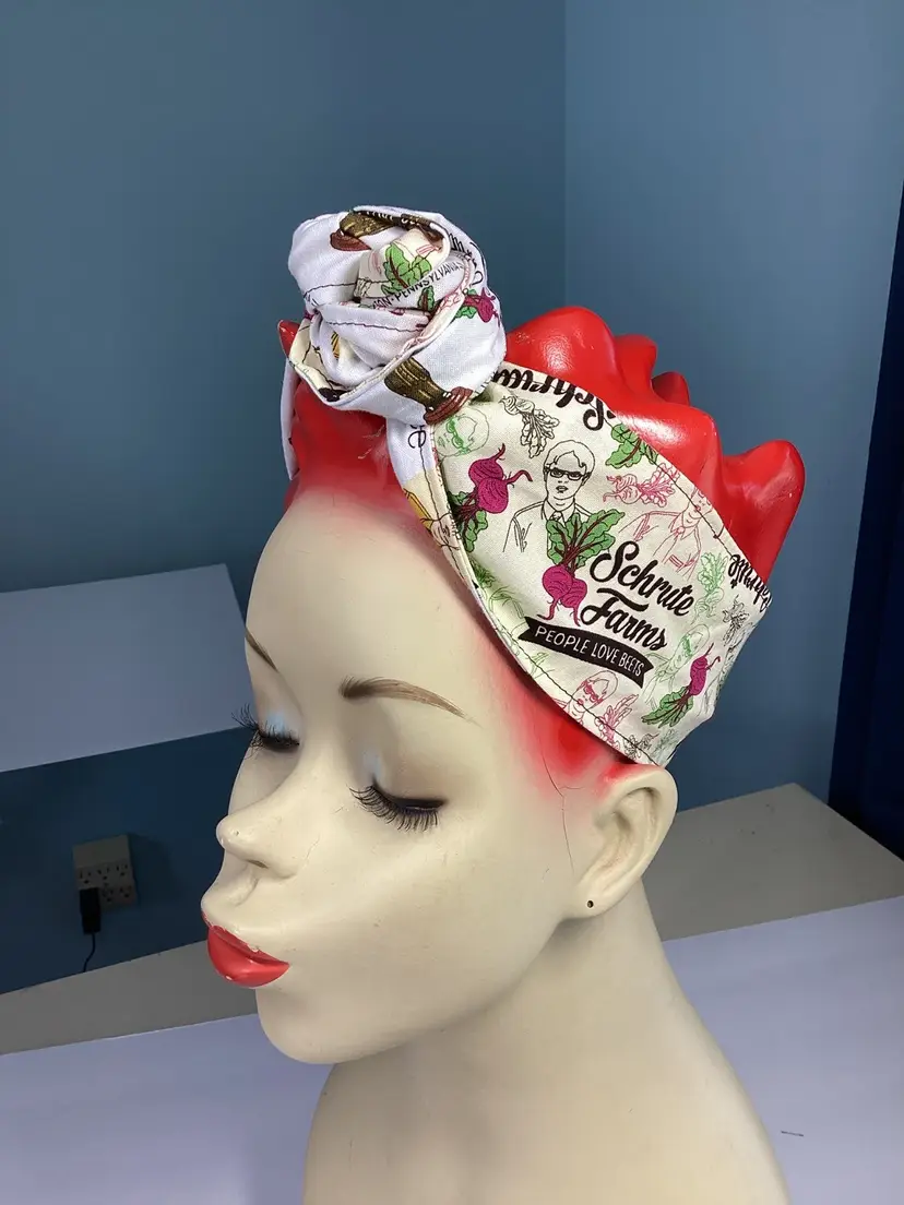 Office Farming Beets Hair wrap