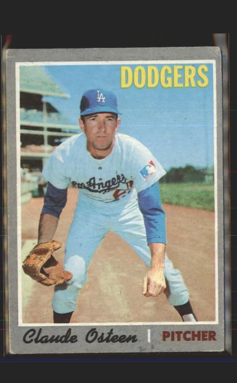 Claude Osteen 1970 Topps #260 - () - Los Angeles Dodgers