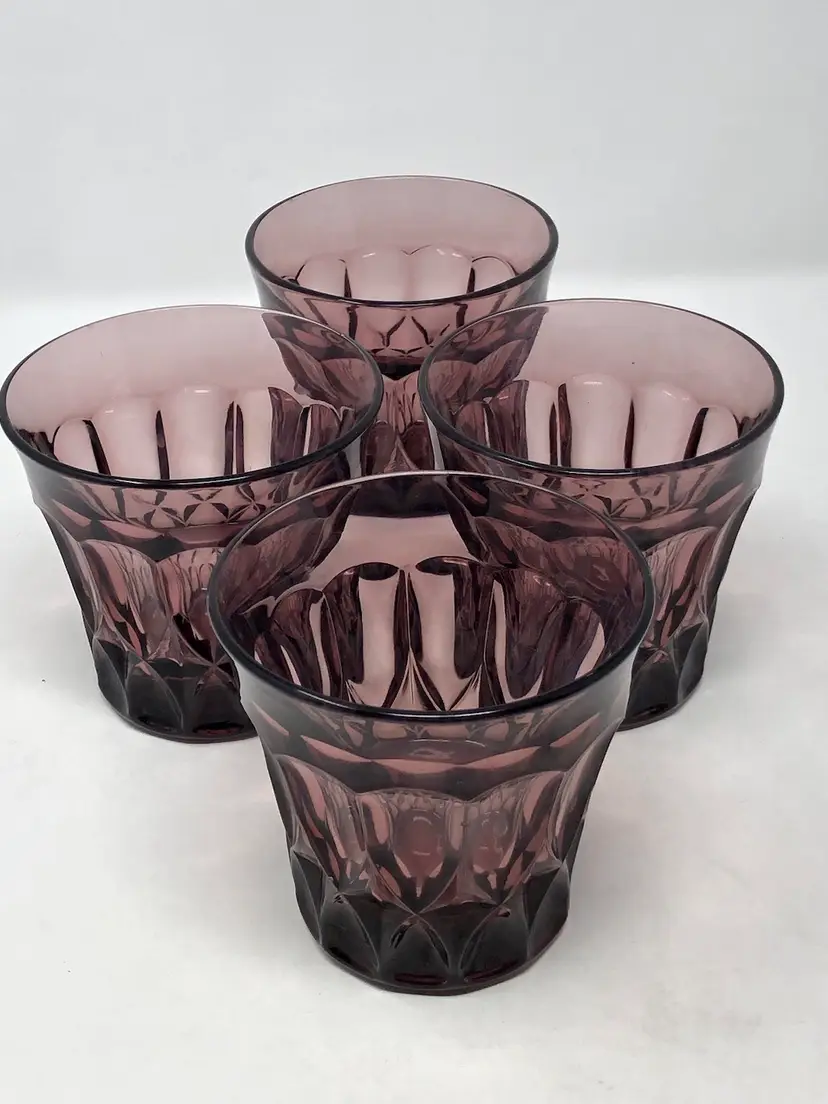 Noritake Plum Perspective Set of 4 Drinking Glasses
