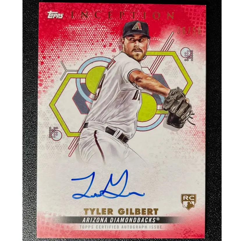 Tyler Gilbert Auto /50 - 2022 Topps Inception - Arizona Diamondbacks - Autograph
