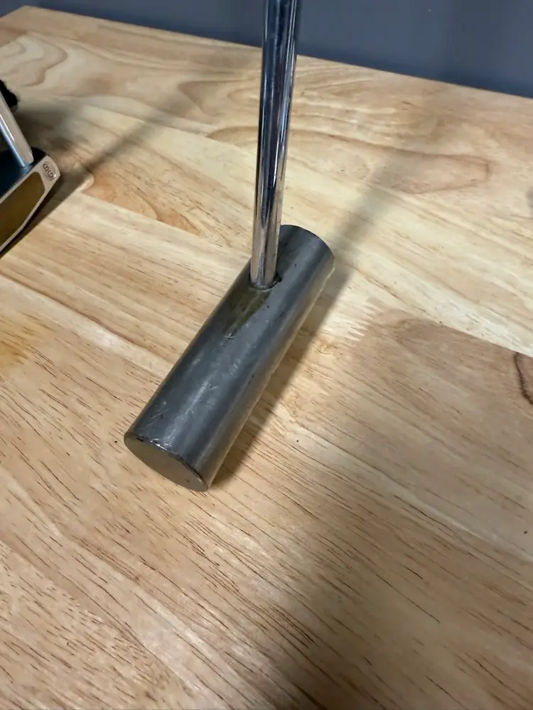 The Vintage “Cylinder Putter” Solid Cylinder Head Putter 35” Original Golf Pride Grip